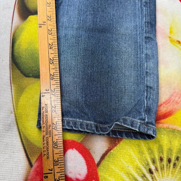 Express Jeans Mens Size 30x30 Blue Rocco Slim Fit Straight Leg Distressed Denim - Picture 7 of 10